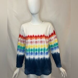Lands’ End PRIDE Rainbow French Terry Tie Dye Sweat Suit